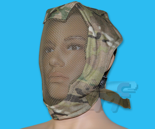 TMC 3RD Extreme Metal Mesh Face Mask (Multicam) - Click Image to Close