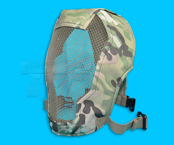 TMC 3RD Extreme Metal Mesh Face Mask (Multicam) - Click Image to Close
