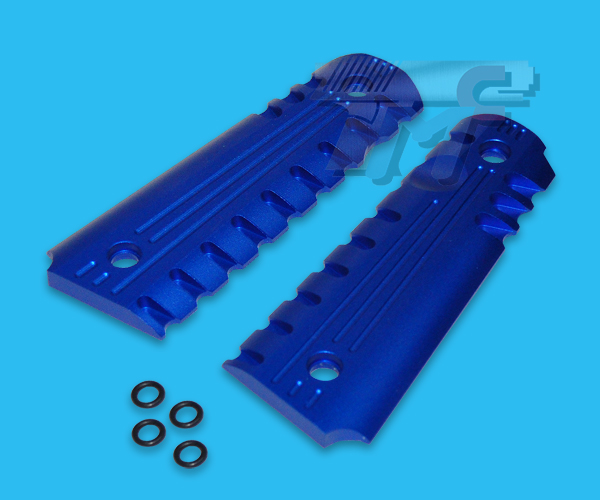 DD Aluminum Pistol Grip for M1911 Series(Blue) - Click Image to Close