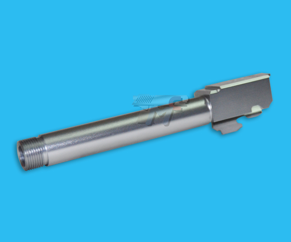 DETONATOR Lone Wolf Outer Barrel for Marui Glock 17/18C GBB(Silver) - Click Image to Close