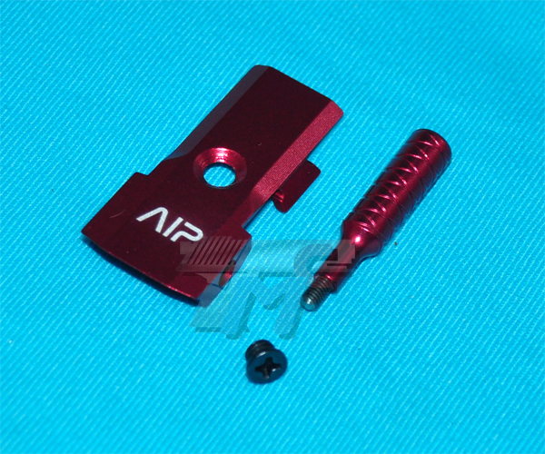 AIP Aluminum Cocking Handle for Marui Hi-Capa 5.1(Ver.2)(Red) - Click Image to Close