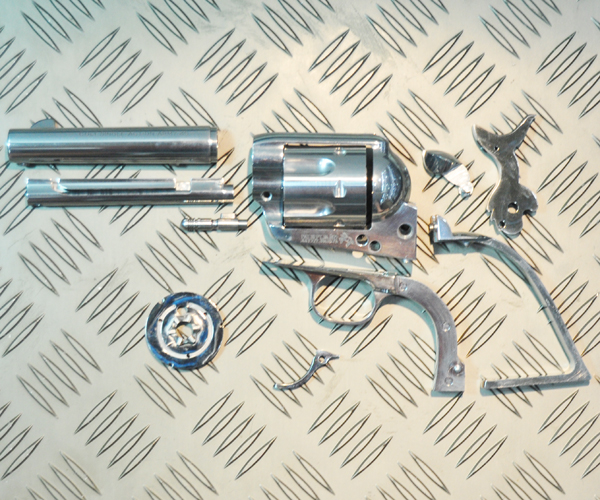 Creation Aluminum Set for TANAKA Colt Single Action Army .45 Detachable Cylinder Civilian(SV) - Click Image to Close