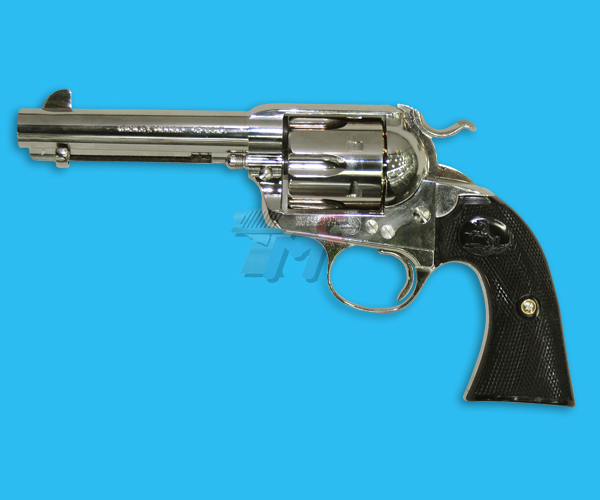 TANAKA Colt Single Action Army .45 Bisley Model 4 3/4inch Model (Silver) - Click Image to Close