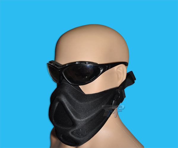 DD Worrior Neoprene Hard Foam Mask(BK) - Click Image to Close