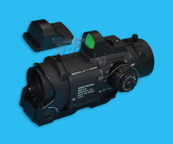 DD ELCAN 4X Scope w/Red Dot - Click Image to Close