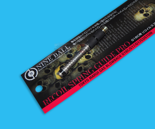 Nine Ball Spring Guide Pro for Marui G17 / G18C Gas Blow Back - Click Image to Close