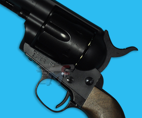 TANAKA Colt Single Action Army .45 1st Generation 7.5inch Revolver(Black & Wood Grip Version) - Click Image to Close