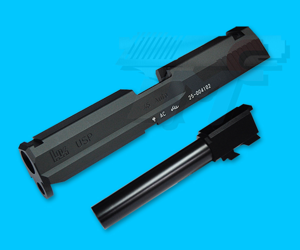 DETONATOR Aluminum Slide Set for KSC USP .45(Black) - Click Image to Close