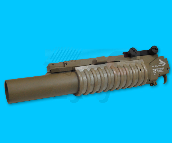 G&P Skull Frog Type QD M203 Grenade Launcher(Long)(DE) - Click Image to Close