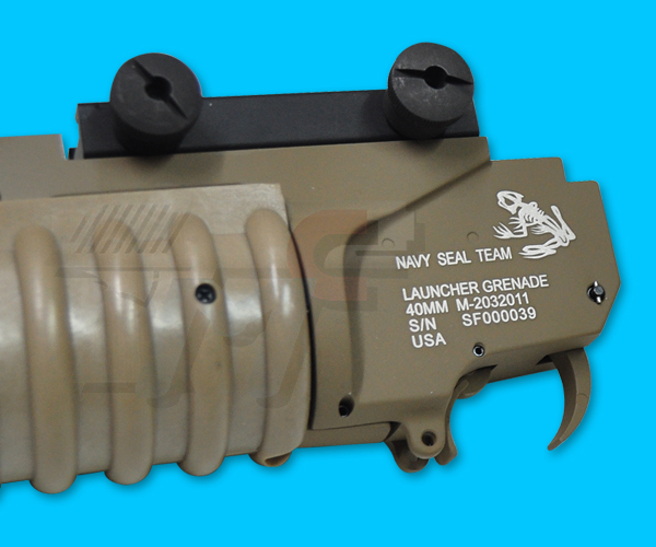 G&P Skull Frog Type QD M203 Grenade Launcher(Short)(DE) - Click Image to Close