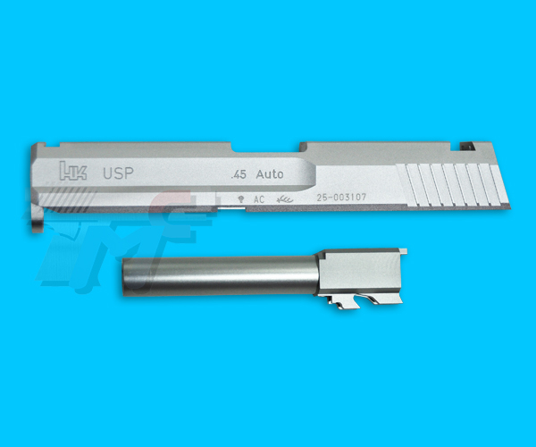 DETONATOR Aluminum Slide Set for KSC USP .45(Silver) - Click Image to Close