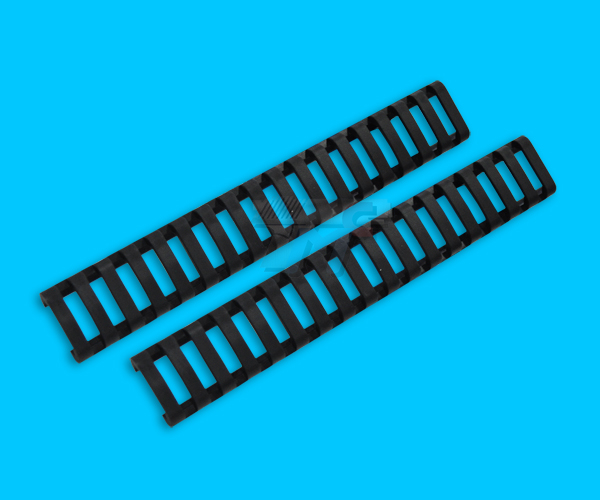 Falcon Ergo 18-Slot Ladder LowPro Rail Cover(Black) - Click Image to Close