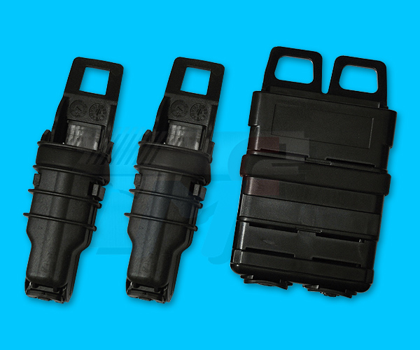 DD M4 & MP5 Fast Mag Pouch Set(Black) - Click Image to Close