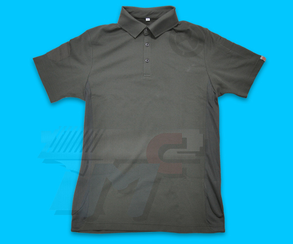 Magpul PTS L Size 2nd Version Sport Polo Shirt(Gray) - Click Image to Close