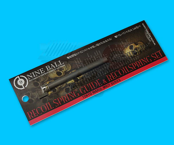 Nine Ball Recoil Spring Guide & Recoil Spring Set for Marui M92F Series - Click Image to Close