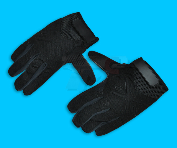 King Arms Extreme Shooting Gloves(Large/Black) - Click Image to Close