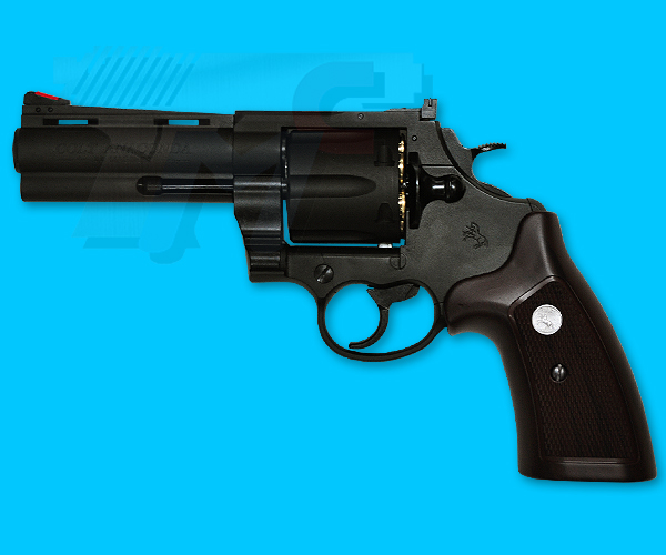 Marushin Colt Anaconda 4inch 8mm X Cartridge Revolver(Black) - Click Image to Close