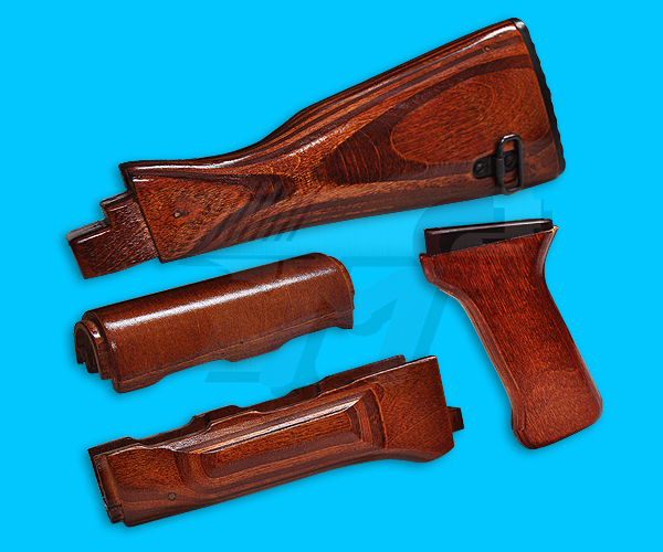 RA TECH Real Wood Stock Set for GHK AKM GBB - Click Image to Close