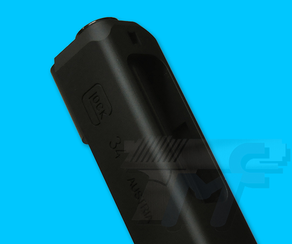Prime G34 Aluminium Slide with Barrel for Marui G17(Black) - Click Image to Close
