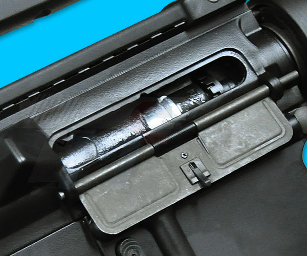 King Arms Colt M4 RIS Nylon Fiber Rifle with GHK GBB Kit - Click Image to Close