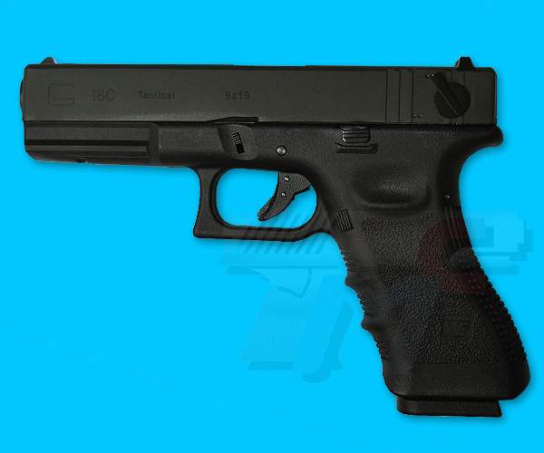 WE G18C Gas Blow Back(Black) - Click Image to Close