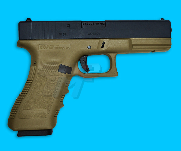 3HK G18C Gas Blow Back(TAN,Full Marking) - Click Image to Close