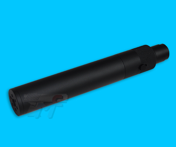 Action 35mm x 200mm MPX QD Silencer with QD Flashider for KSC MP9/TP9(14mm-) - Click Image to Close