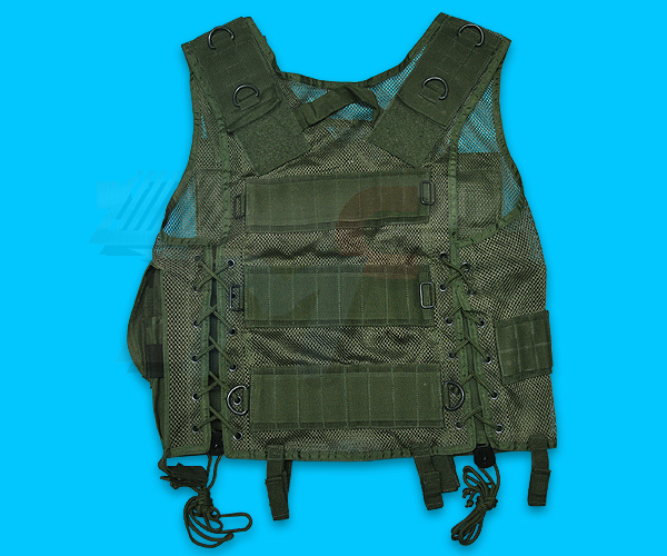 Mil-Force Special Action Tactical Vest(OD) - Click Image to Close