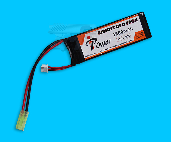 iPower 11.1v 1800mAh(20C) Li-Po Battery - Click Image to Close