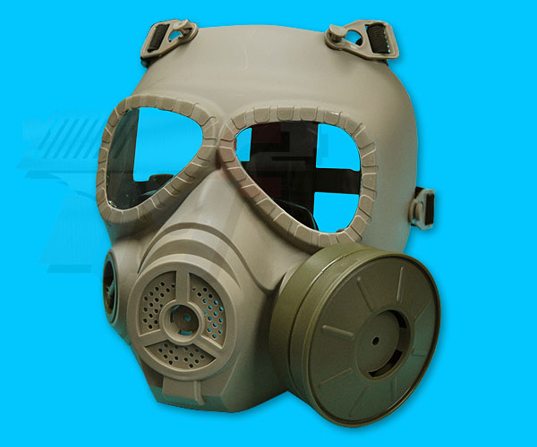 DD M-04 Gas Mask with Fan(Sand) - Click Image to Close