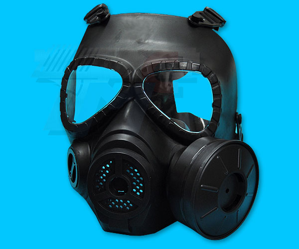DD M-04 Gas Mask with Fan(Black) - Click Image to Close