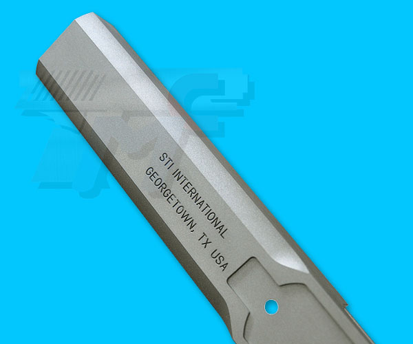 Creation Aluminum Slide & Frame Set for Marui Hi-Capa 5.1(STI-Apeiro,Silver) - Click Image to Close