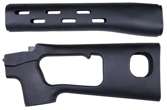King Arms Handguard & Stock Set for Dragunov SVD (Black)