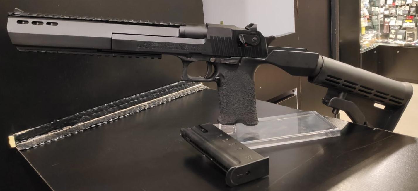 TMC Custom Carbine Kit with Stock Marui Desert Eagle (Black)