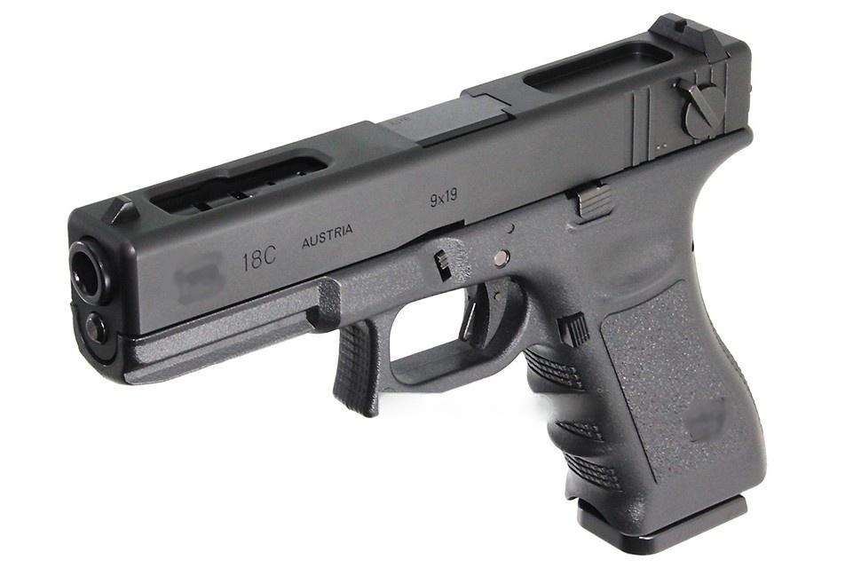 WE G18C Gas Blow Back(Black)