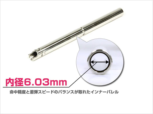 Nineball 6.03 112.5mm  Inner Barrel Hi Capa Gold Match