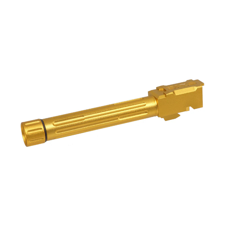 5KU 14mm- Threaded Outer Barrel for Marui Glock17 Gas Blow Back (Gold)
