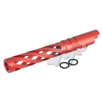 5KU 5inch Aluminum Hollow Outer Barrel for Marui Hi-Capa (11mm CW ) (Green)
