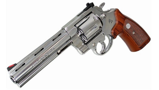Marushin Colt Anaconda 6inch 6mm X Cartridge Revolver(Silver)