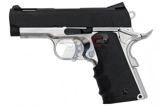 AW Custom NE10 Series V10 GBB Pistol ( Black Slide / Silver Frame)
