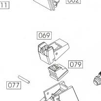 WE MP Big Bird Original Part(No. 69)- Magazine Lip