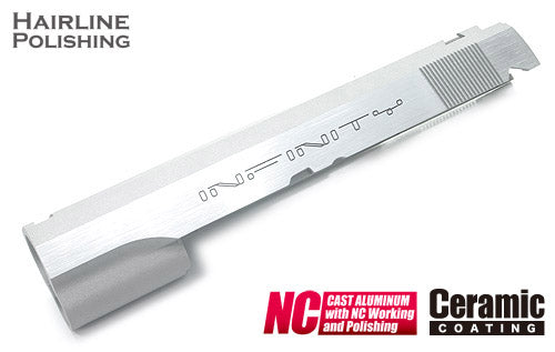 Guarder Aluminum Slide for Marui Hi-Capa 5.1 (Infinity / Cerakote Silver Polishing)