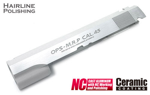 Guarder Aluminum Slide for Marui Hi-Capa 5.1 (OPS/ Cerakote Silver Polishing)