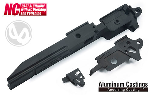 Guarder Aluminum Frame for Marui Hi-Capa 5.1 (GD Type / Infinity / Black)
