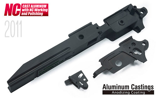 Guarder Aluminum Frame for Marui Hi-Capa 5.1 (GD Type / STI 2011 / Black)