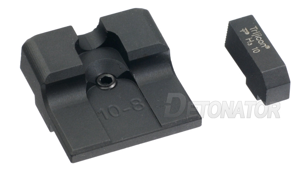 Detonator 10-8 Style Steel Night Sight for Marui M&P 9