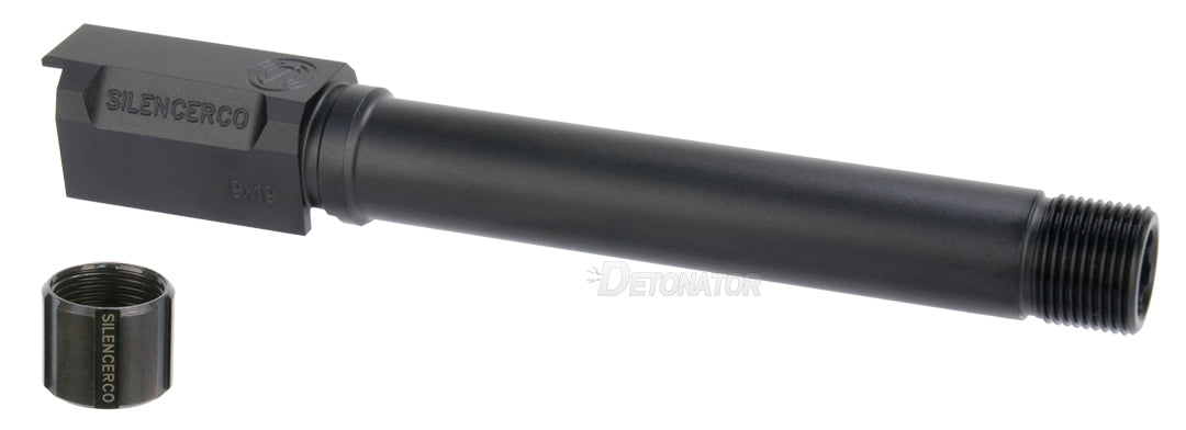 Detonator Aluminum SileconCo Outer Barrel for Marui P226 (Black)(14mm-)