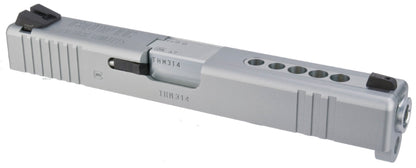 Detonator Aluminum B.T.C. Slide for Marui Glock 17 (Matt Silver)(2020 Ver.)