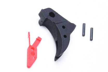 Guarder Ridged Trigger For Glock Series GBB (Black / Red)