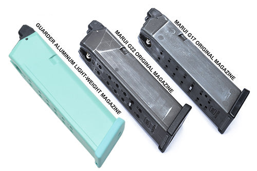 Guarder Aluminum Magazine Case for Marui Glock 17 (9mm Type / Robin Egg Blue)